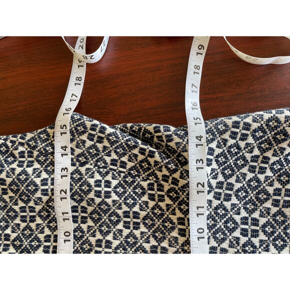 Sz 4 TORY BURCH Designer Geometric Sleeveless Fit and Flare Jewel Neck Dress EUC - Picture 15 of 16